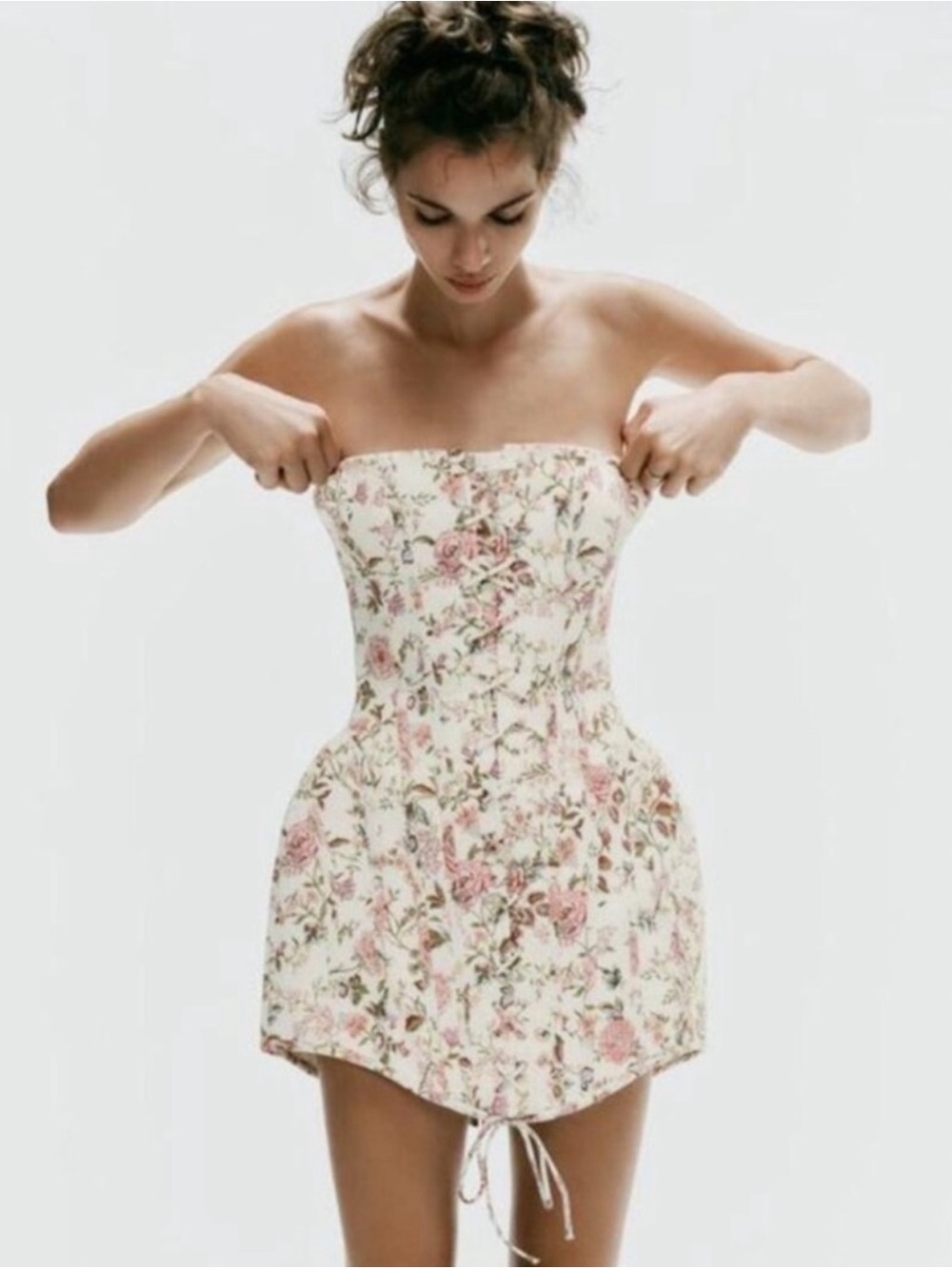 ZARA FLORAL PRINT OFF-THE-SHOULDER DRESS
7824/393/050